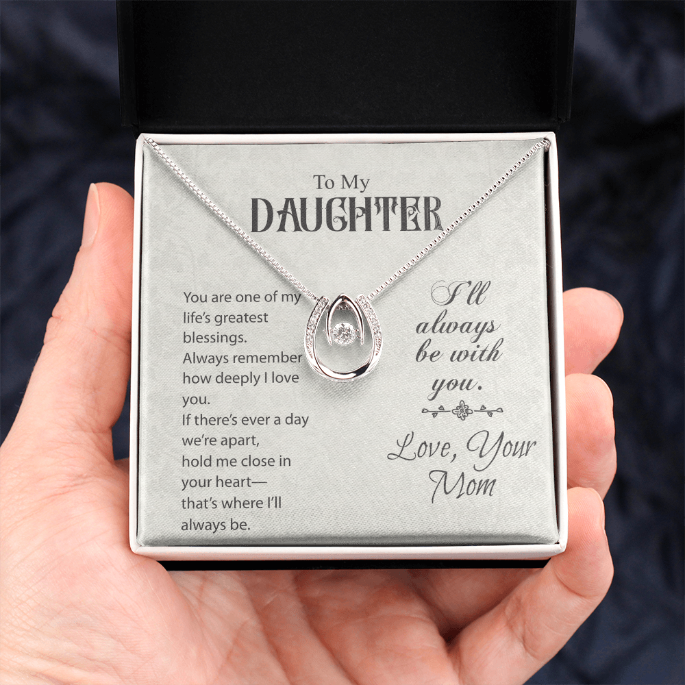 Neu Beginnings Jewelry - To My Daughter My Greatest Gift - Lucky Love Necklace