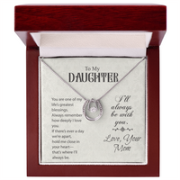 Load image into Gallery viewer, Neu Beginnings Jewelry - To My Daughter My Greatest Gift - Lucky Love Necklace
