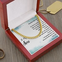 Load image into Gallery viewer, To My Son - I Believe In You - Cuban Link Chain
