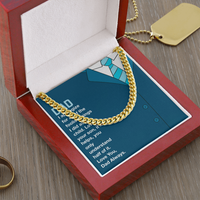 Load image into Gallery viewer, My Dad - Love You Dad Always - Cuban Link Chain
