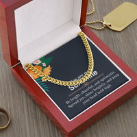 Load image into Gallery viewer, To My Husband - You Are My Sunshine - Cuban Link Chain
