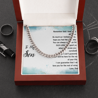 Load image into Gallery viewer, To My Son - I Believe In You - Cuban Link Chain
