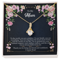 Load image into Gallery viewer, To My Mom - To Our Family You Are Everything - Alluring Beauty Necklace
