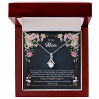 Load image into Gallery viewer, To My Mom - To Our Family You Are Everything - Alluring Beauty Necklace
