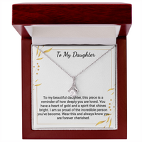 Load image into Gallery viewer, Neu Beginnings Jewelry - To My Beautiful Daughter - Alluring Beauty Necklace
