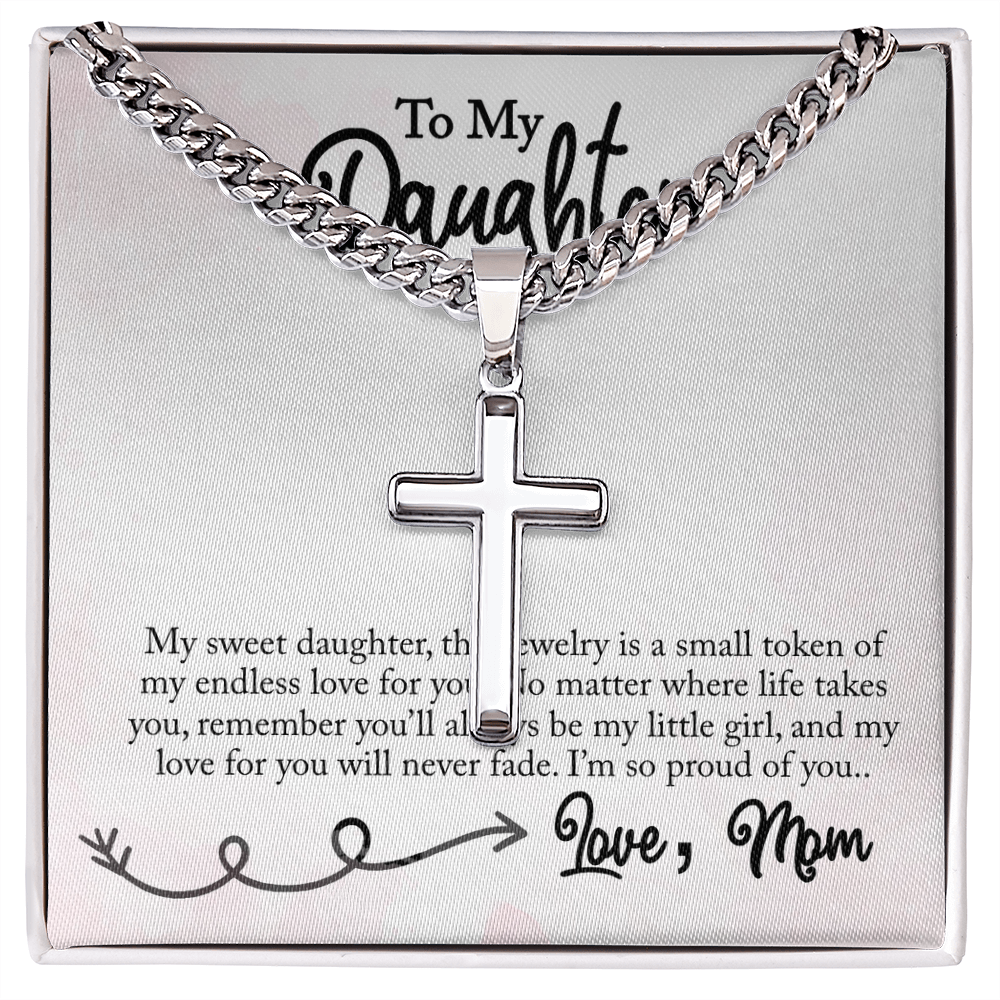 Neu Beginnings Jewelry - To Sweet Daughter - Engraved Artisan Neckless