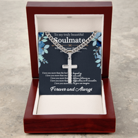 Load image into Gallery viewer, To My Husband - When You Wear This Neckless Always Remember I Love You - Engraved Artisan Cross
