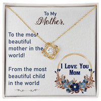Load image into Gallery viewer, To My Mother - Love Knot Necklace
