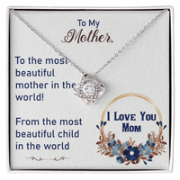 Load image into Gallery viewer, To My Mother - Love Knot Necklace
