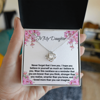 Load image into Gallery viewer, Neu Beginnings Jewelry -Never Forget I Love You- Love Knot Necklace
