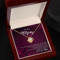 Load image into Gallery viewer, To My Mom - Always Remember I Love You - Love Knot Necklace
