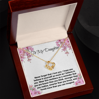 Load image into Gallery viewer, Neu Beginnings Jewelry -Never Forget I Love You- Love Knot Necklace
