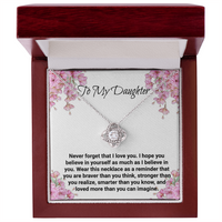 Load image into Gallery viewer, Neu Beginnings Jewelry -Never Forget I Love You- Love Knot Necklace
