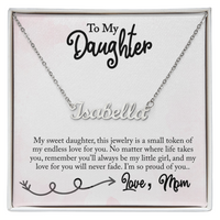 Load image into Gallery viewer, Neu Beginnings Jewelry - My Sweet Daughter - Custom Name Necklace
