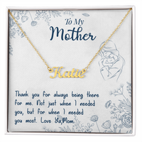 Load image into Gallery viewer, Neu Beginnings Jewelry - Thank You For Always Being There For Me - Custom Name Necklace
