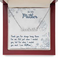 Load image into Gallery viewer, Neu Beginnings Jewelry - Thank You For Always Being There For Me - Custom Name Necklace
