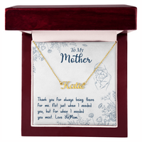 Load image into Gallery viewer, Neu Beginnings Jewelry - Thank You For Always Being There For Me - Custom Name Necklace
