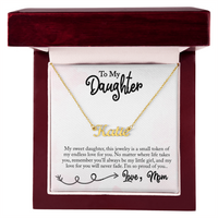 Load image into Gallery viewer, Neu Beginnings Jewelry - My Sweet Daughter - Custom Name Necklace
