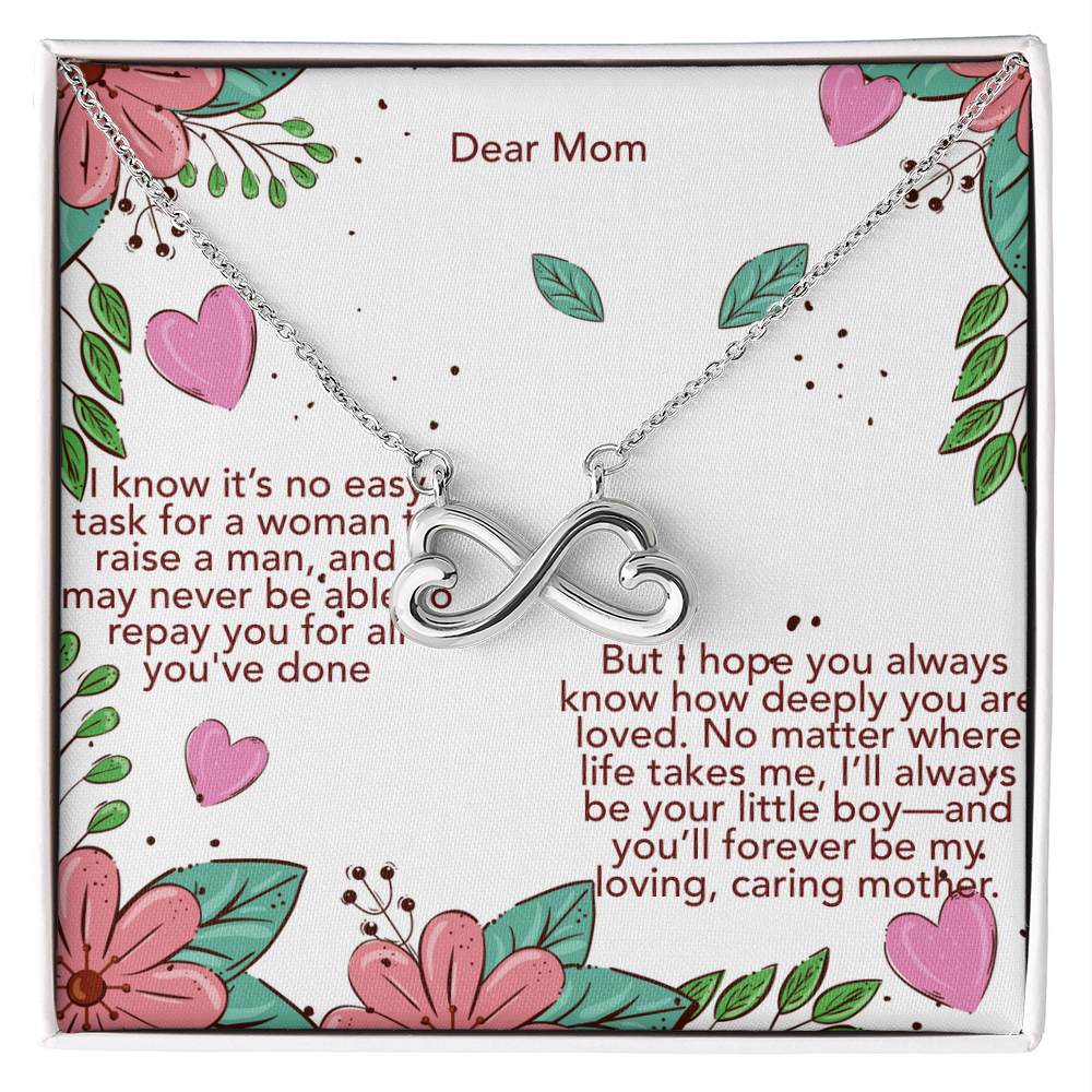 #1 Mom - Forever In Your Heart - Endless Love Necklace