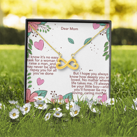 Load image into Gallery viewer, #1 Mom - Forever In Your Heart - Endless Love Necklace
