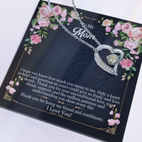 Load image into Gallery viewer, To My Mom - Thanks For Your Unconditional Love - Forever Love Necklace
