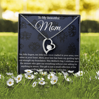 Load image into Gallery viewer, To My Beautiful Mom - Endless Love I Carry for You- Forever Love Necklace
