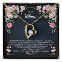 Load image into Gallery viewer, To My Mom - Thanks For Your Unconditional Love - Forever Love Necklace
