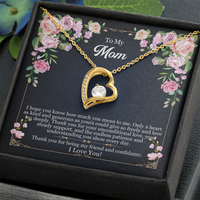 Load image into Gallery viewer, To My Mom - Thanks For Your Unconditional Love - Forever Love Necklace
