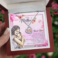 Load image into Gallery viewer, Neu Beginnings Jewelry - Thank You Mom For Gifting Me Life - Baby Feet Heart Necklace
