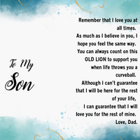 Load image into Gallery viewer, To My Son - I Believe In You - Cuban Link Chain
