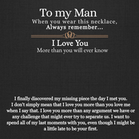 Load image into Gallery viewer, To My Man - I Love You More Than You Will Ever  Know - Love You Forever Bracelet
