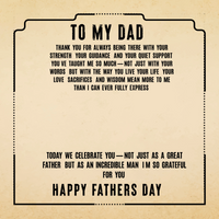 Load image into Gallery viewer, To My Dad - Thank You For Always Being There - Engraved Artisan Cross
