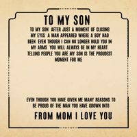 Load image into Gallery viewer, To My Son -  Proud Of The Man You Have Become - Men&#39;s Openwork Watch
